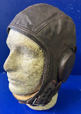 1942 NAVAL AVIATION CADET LEATHER FLYING HELMET picture