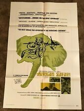 AMERICAN SAFARI Nature Documentary ORIGINAL 1969 ONE SHEET MOVIE POSTER picture