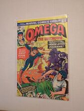 OMEGA THE UNKNOWN # 1 1st APP GERBER MOONEY 25c 1976 BRONZE AGE MARVEL COMIC  picture