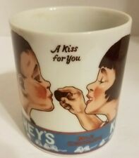 Vintage 1979 Hershey's Kisses Mug, Collector Coffee, Cocoa “A Kiss for You” picture