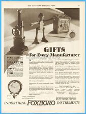 1927 Foxboro Co MA Ad A Schoenhut Toys Philadelphia PA Humidity Controller picture