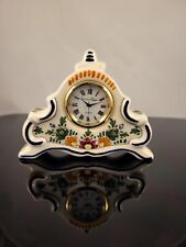 Delft Polychrome Handpainted Mantel Clock Specially Made For Christiaan Huygens, picture