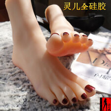 Lifesize Silicone Feet Model Simulation 1 Pair Replica Women Foot Display #EU35 picture