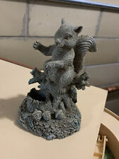 vintage candle holder - squirrel picture