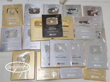 YouTube Play Button silver gold YouTube custom award plaque wall Decoration picture