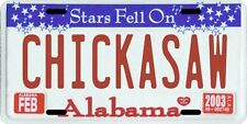 Chickasaw, Alabama Aluminum License Plate picture