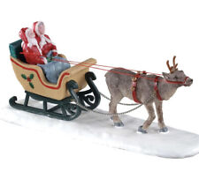 Lemax North Pole Sleigh Ride Holiday Village Accent picture