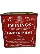 Twinings of London English EMPTY Collectible Tin Storage Container Decor [' picture