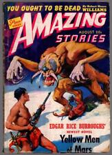 Amazing Stories Aug 1941 J. Allen St. John Cvr; Edgar Rice Burroughs picture