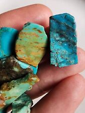 32 Grams Authentic Old Bell Turquoise Slabs Nuggets Cabochons  picture