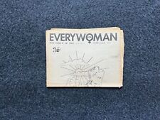 Vintage 1970s Feminist Newspaper, Everywoman 2nd Wave Feminism, LGBT Memorabili picture