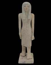 Rare Egyptian Antique Wooden Statue of Great Queen Nefertari Wife of king Ramses picture