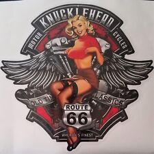 Sticker | Retro Vintage 50's/60's Decal | Knucklehead| Route 66 | 3.25