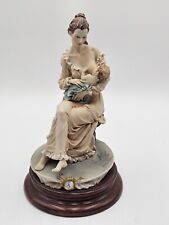Vintage Capidomnte Mother With Baby Breastfeeding Sculpture 13