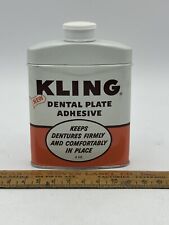 Kling Dental Plate Adhesive Tin American Ferment Co. Inc. Dentistry picture