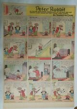 Peter Rabbit Sunday Page by Harrison Cady from 3/5/1939 Full Page Size picture