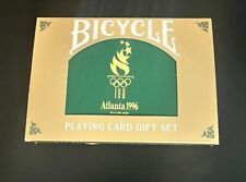 Bicycle 1996 Atlanta Olympic Playing Card Gift Set - Cards Never Opened picture