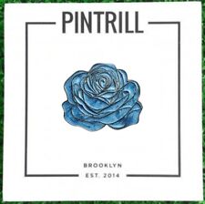 ⚡RARE⚡ PINTRILL Glittered Blue Rose Pin *BRAND NEW* 2016 LIMITED EDITION 🌹 picture
