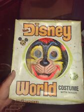 Vintage 60s Ben Cooper Walt Disney Mask And Costume picture