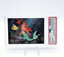 1991 Pro Set Disney Little Mermaid Ariel Flounder #13 StandUp Card PSA 10 Pop 1  picture