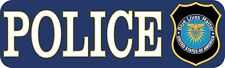 10in x 3in Police Blue Lives Matter Sticker Car Truck Vehicle Bumper Decal picture