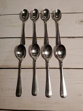 Set Of 8 VTG Hoan “Oyster Bay” Stainless Steel 4.25” Tea Coffee Spoons - Japan picture