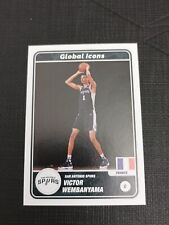 24 NBA PANINI ROOKIE RC Sticker Image VICTOR WEMBANYAMA Global Icons # 77 SPURS  picture