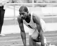 American Olympic Athlete Bob Hayes Competing In The 100M Old Photo picture