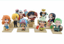 9pcs One Piece Luffy Zoro Sanji Brook Japanese Anime Figures Toy Gift US Seller picture