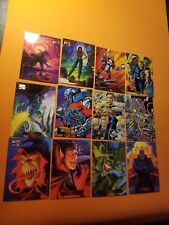 Marvel 1990s treating card Lot  X men punisher captain American picture