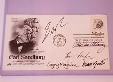 5x Authors Signed George RR Martin Koontz JSA COA Autograph Envelope FDC Auto picture
