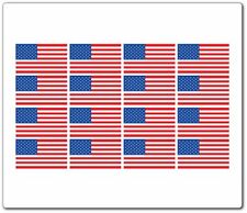 16 AMERICAN FLAG STICKERS WVPT-00008-T (1/2