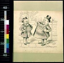 Men on Sidewalk,Obesity,Pride,October 1898,Charles Lewis Bartholomew,Buttons picture