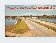 Postcard Traveling on Beautiful Interstate 80 USA picture