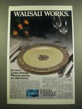 1982 Wausau Insurance Ad - At Every Lenox Setting picture