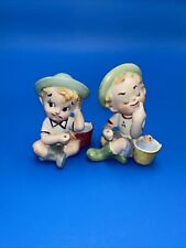 Vintage Ucagco ceramics japan figurines Lot Of 2 As Pictured, Mid Century Unique picture