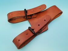 Large 2-handed or any size SWORD Brown Leather Cosplay FROG Medieval Sheath Belt picture