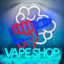 Vape Shop Neon Sign LED Neon Vape Sign for Smoke Shop, Smoke Lounge, Bar, Ret... picture