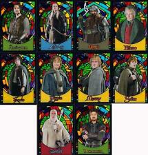LORD OF THE RINGS EVOLUTION STAINED GLASS CHARACTER SET (10) picture