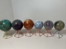 Sphere Lot/ Mixed Materials With Stands picture