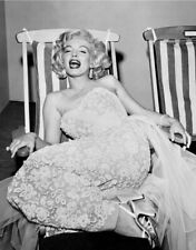 MARILYN MONROE IN DECK CHAIR - by Frank Worth with COA - 1955 picture