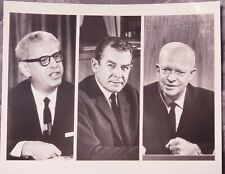 1965 CBS Press Photo TOWN MEETING OF THE WORLD President Dwight Interview  picture