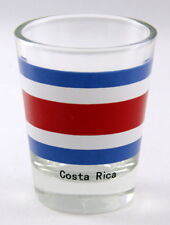 COSTA RICA CENTRAL AMERICA FLAG SHOT GLASS SHOTGLASS picture
