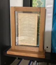 Bible Leaf In Handmade Wooden Frame picture