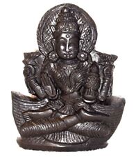 Goddess Laxmi Idol / Lakshmi Murti On Golden Sudershan shaligram of Nepal picture