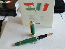 Aurora 1997 Ltd Edition 200th Anniversary Italy Flag Green 18K Fountain Pen  picture