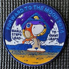 NASA FORWARD TO THE MOON 2024 SPACE CAMPAIGN PATCH - ARTEMIS PROGRAM - 3.5” picture