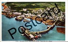 PETERSBURG AK, airplane view by US Navy, cannery site in 1897, postcard jj190 picture