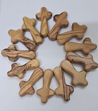hand made olive wood comfort cross 200pcs(2.5 Inch) picture