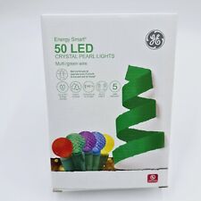 NEW GE Energy Smart 50 LED Crystal Multi Color String Lights  with Green Wire picture